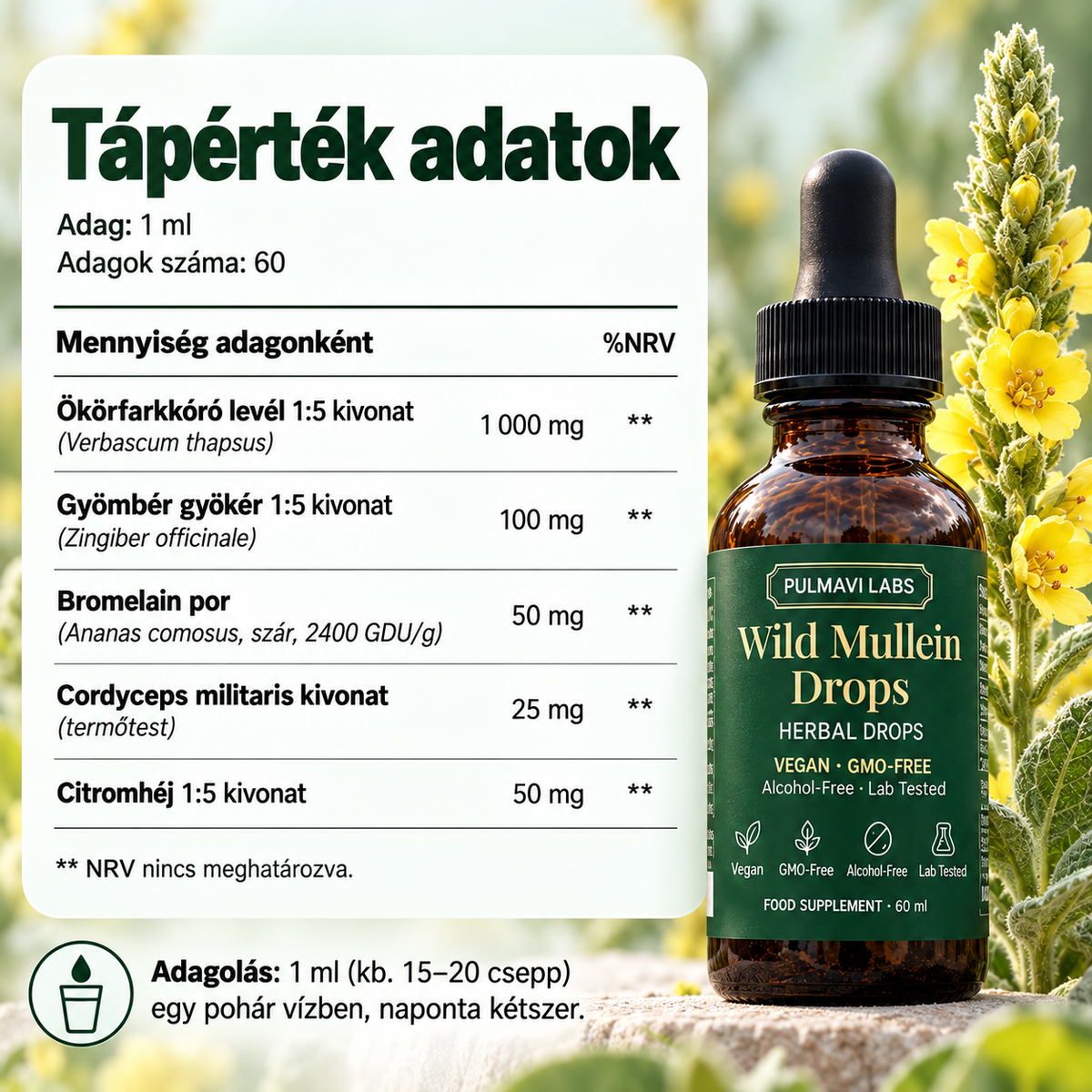 Pulmavi Labs – Ökörfarkkóró cseppek